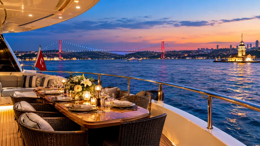 Private Bosphorus Dinner Cruise and Luxury Yacht Charter
